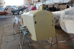 Avant la pose de la cloison pare-feu